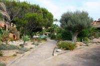 Villa auf Mallorca Ferienhaus Calma mit grossem Gemeinschaftspool und Poollagune, mediterranem Garten und direktem Meerzugang mit kleiner Strandbar